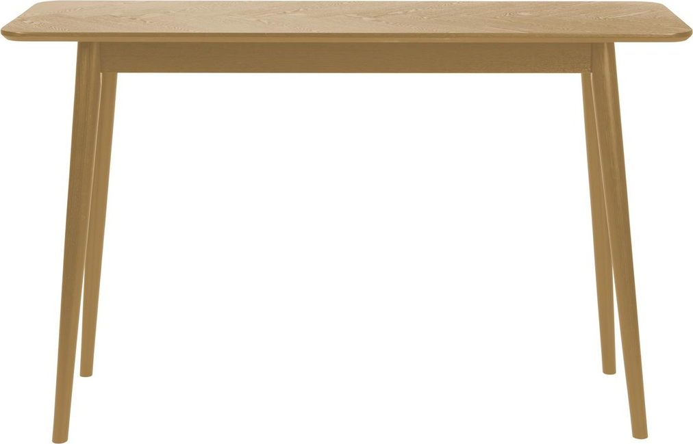 Konsolbord Studio White Fabio Taupe Egetræsfiner 120x40x75 Cm