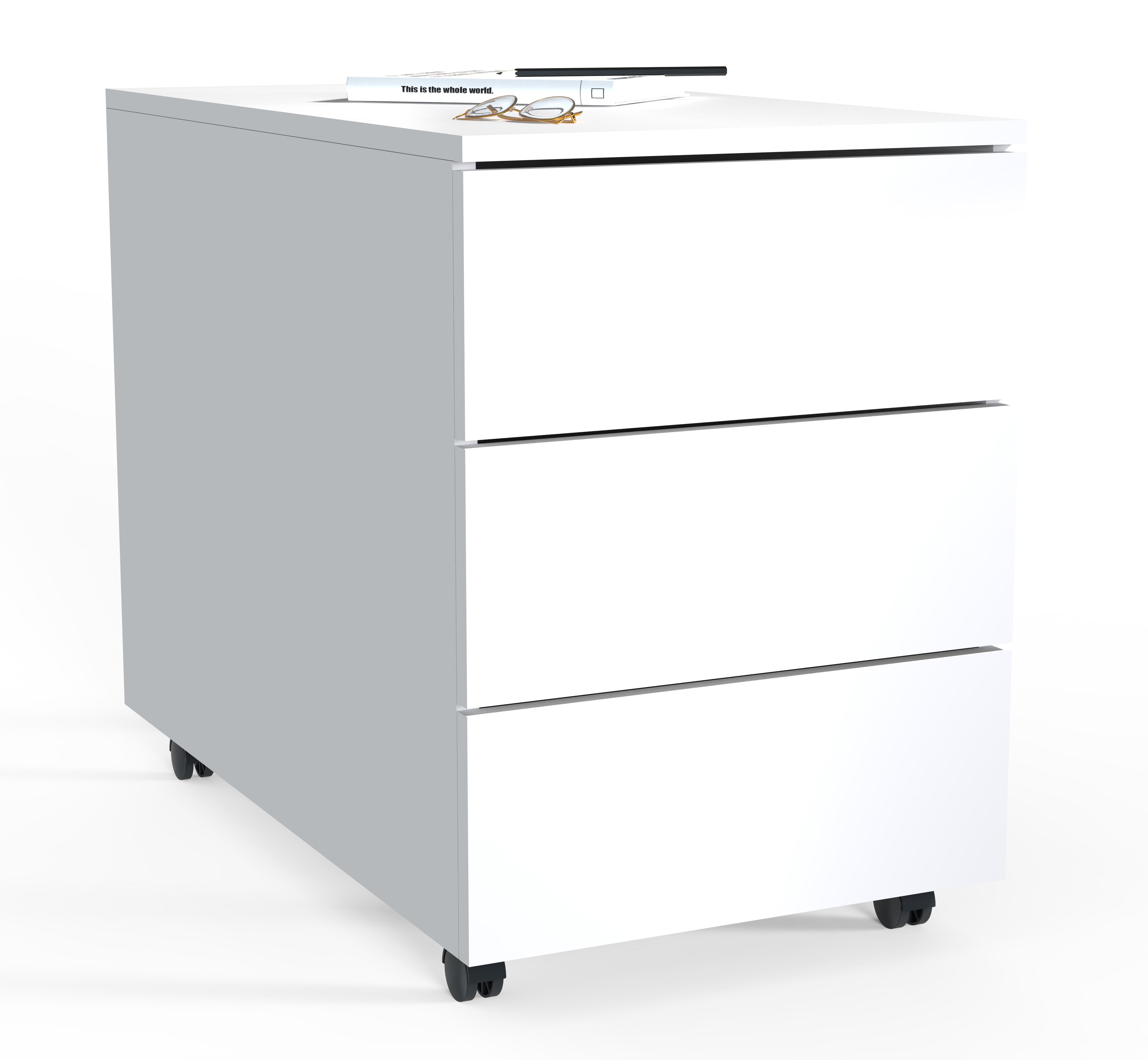 Kontorskab Arkivskab     55      39      45 70 Cm  Hvid