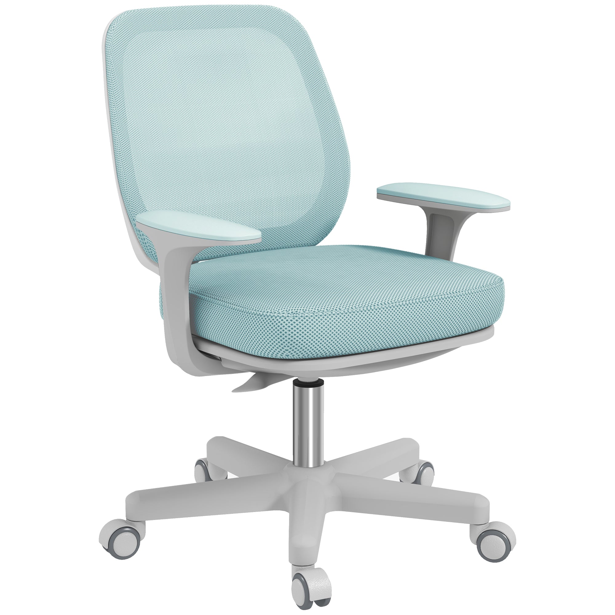 Kontorstol  Ergonomisk Skrivebordsstol Med Drejefunktion  Højdejusterbar 55   48   82  -94   Cm Grøn