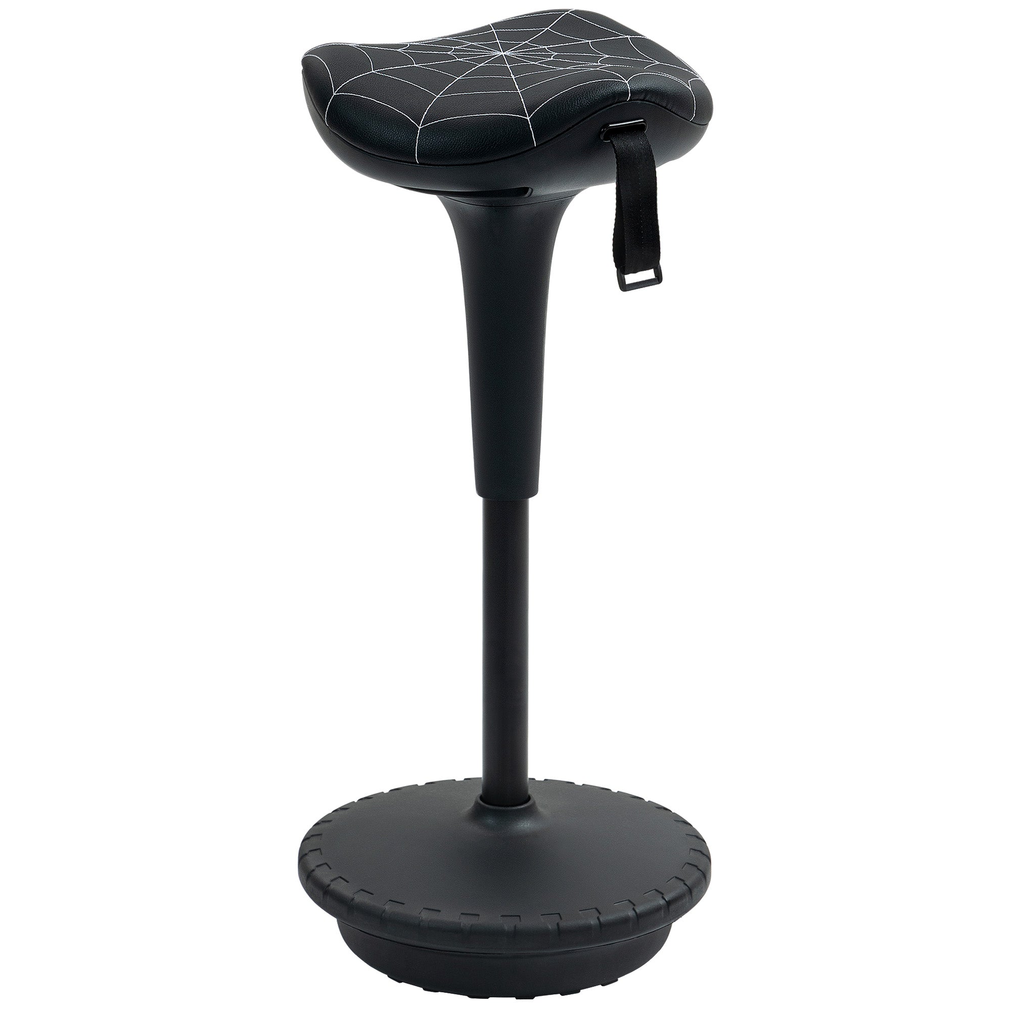 Kontorstol Med Drejefunktion  Ergonomisk Stol  Højdejusterbar 65  -83   Cm  120â  Vipbar  Sort