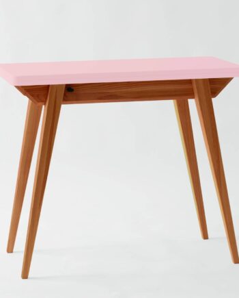 Konvolut Udtrækbart Spisebord 45x90cm Eg Powder Pink