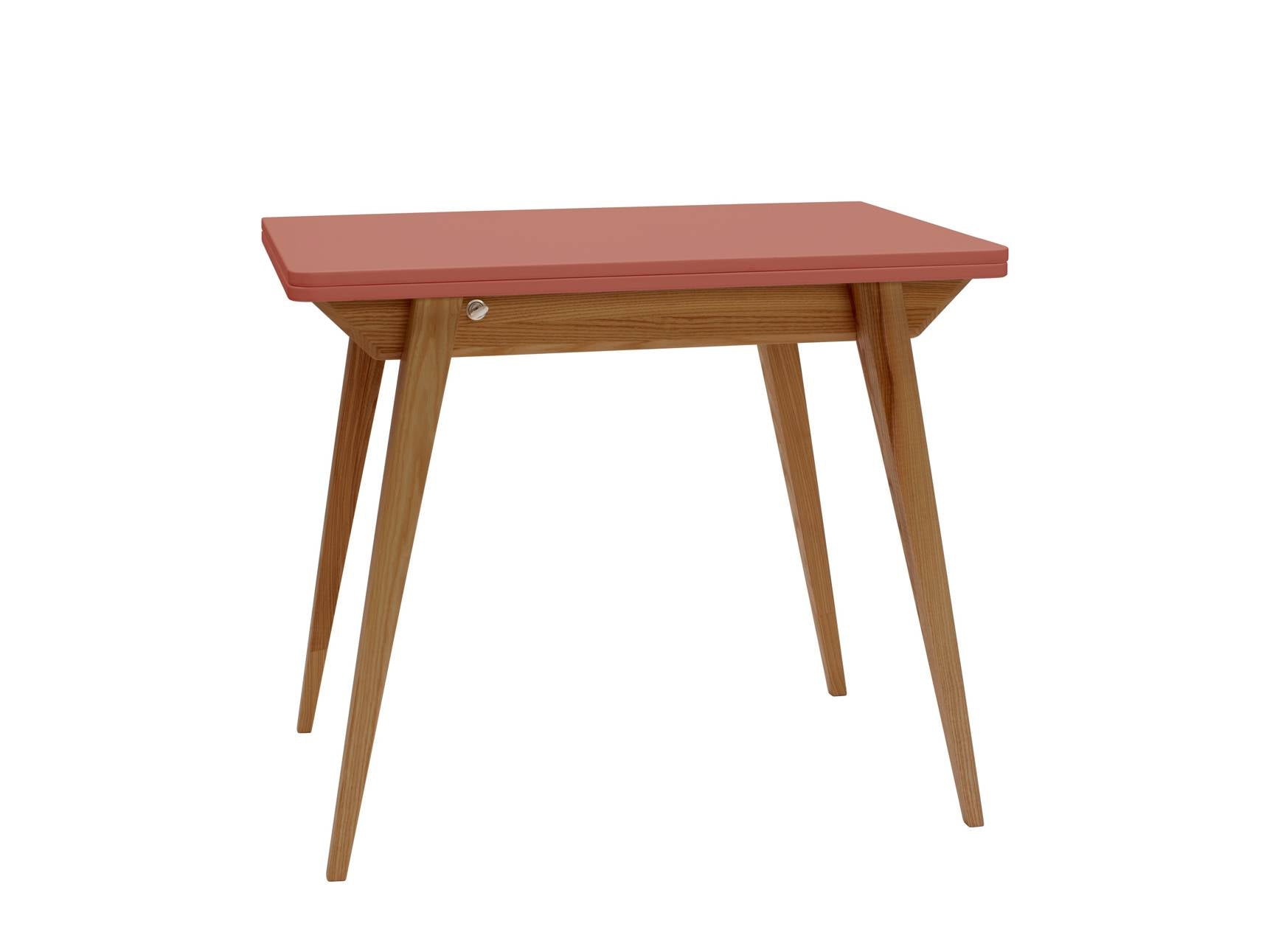 Konvolut Udtrækkeligt Spisebord 90x65cm Antik Pink Eg