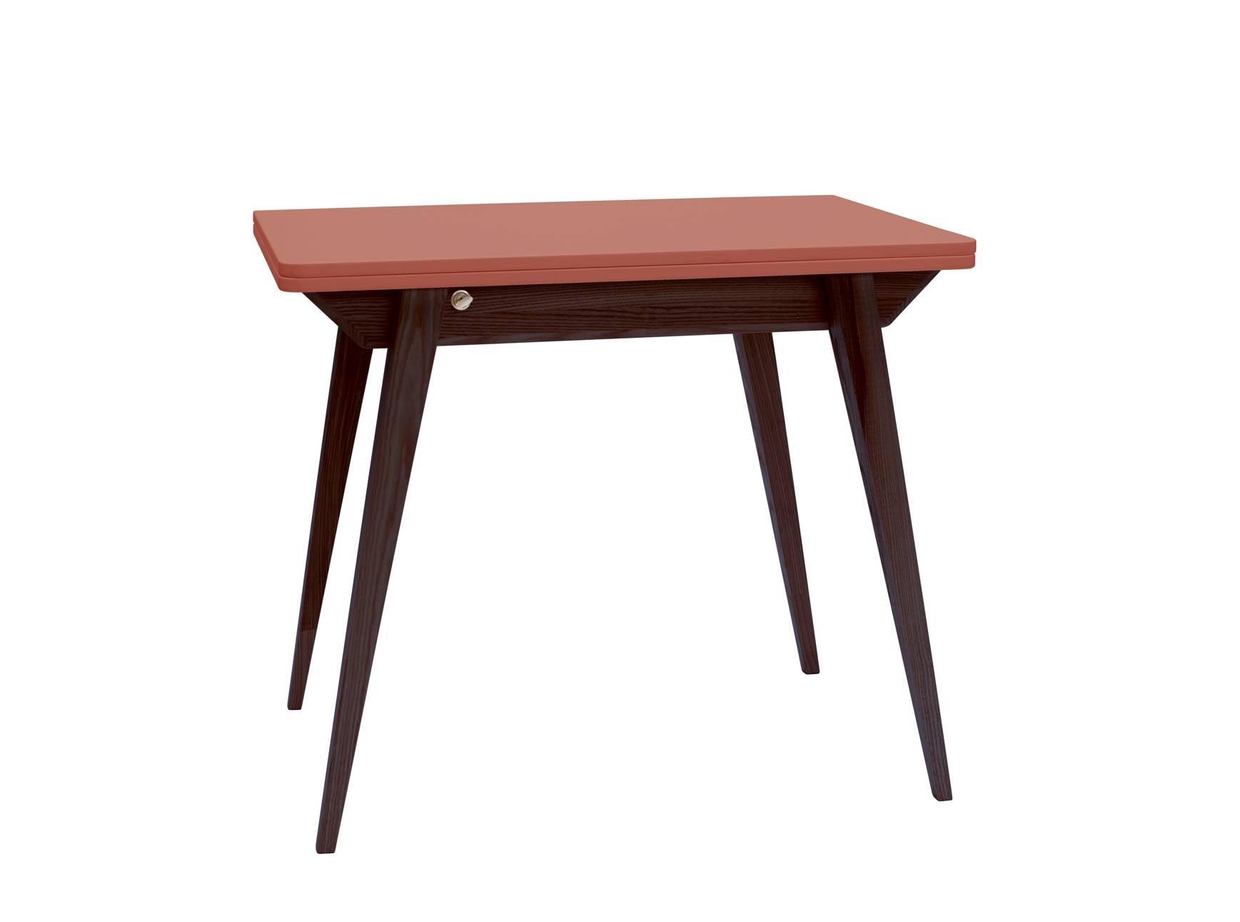 Konvolut Udtrækkeligt Spisebord 90x65cm Antik Pink Valnød