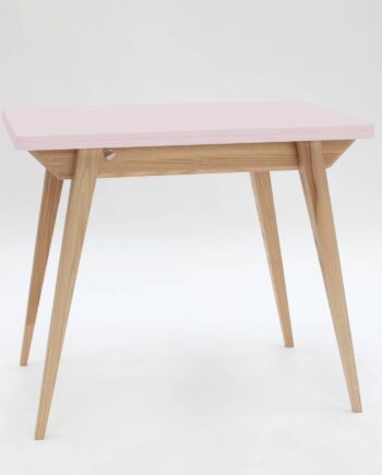 Konvolut Udtrækkeligt Spisebord 90x65cm Pudderrosa