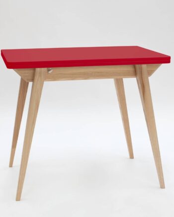 Konvolut Udtrækkeligt Spisebord 90x65cm Pure Red