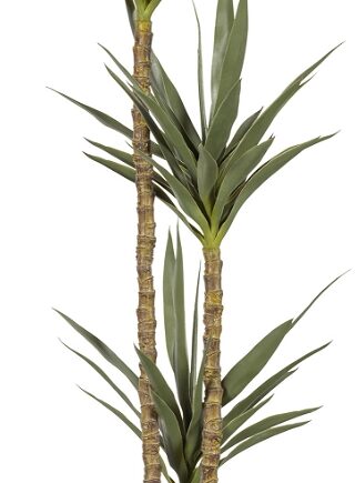 Kunstig Yucca-plante Woood Yucca H155   ø70 Cm Vedligeholdelsesfri Naturtro Dekorationsplante