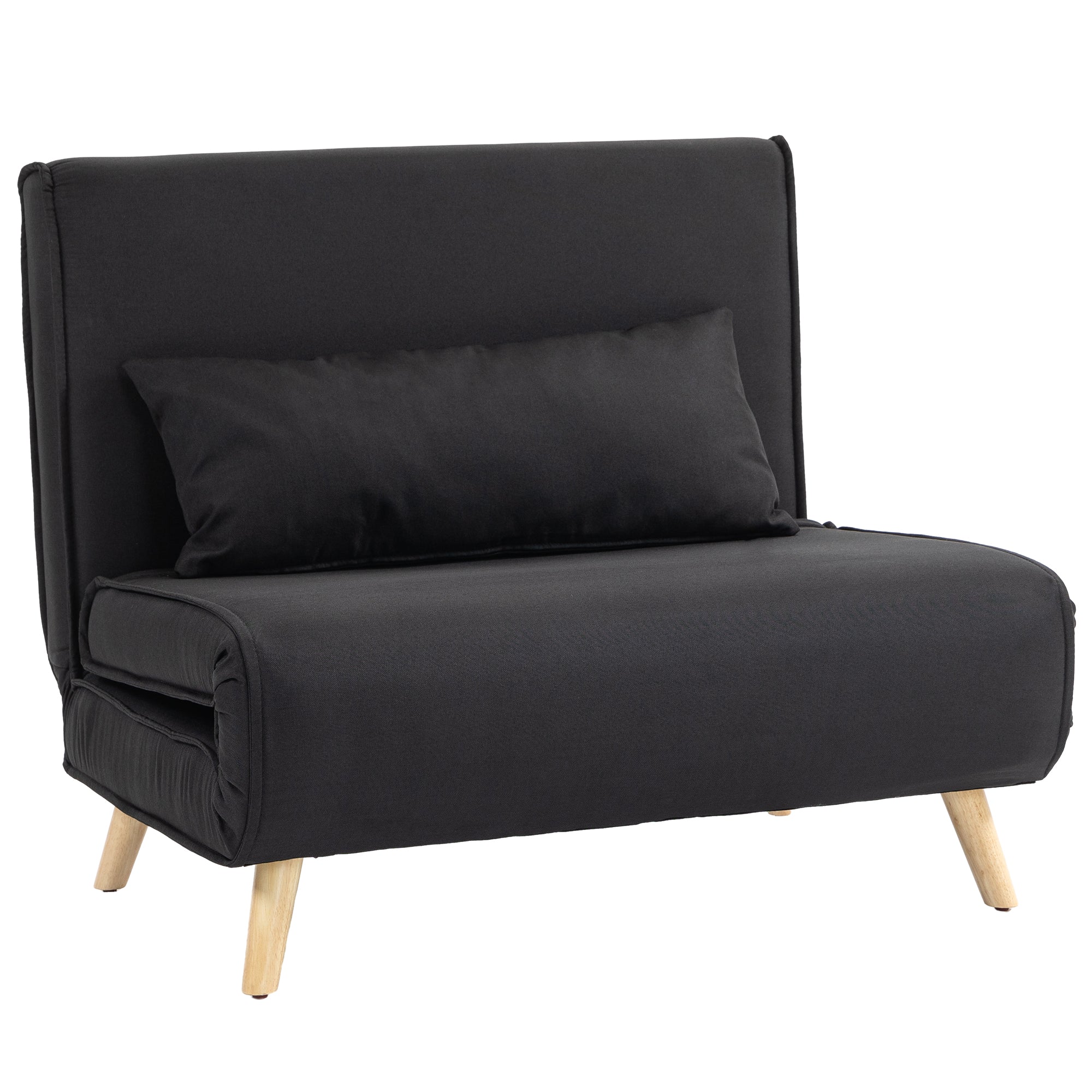 Lænestol Med Liggefunktion  Til   Person  Moderne Design  Op Til 120 Kg  94x78x80cm  Sort