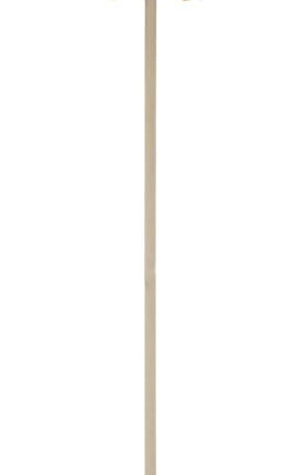 Lampe   Creme Af Jern   39x5x155 Cm