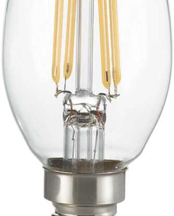 Led-lyspære Ideal Lux E14 4w 430lm 3000k Klar Glas