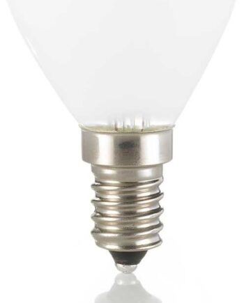 Led-lyspære Ideal Lux E14 4w 340 Lm 3000k Varm Hvid ø45x78 Mm 25 000 Timers Levetid Glasfinish