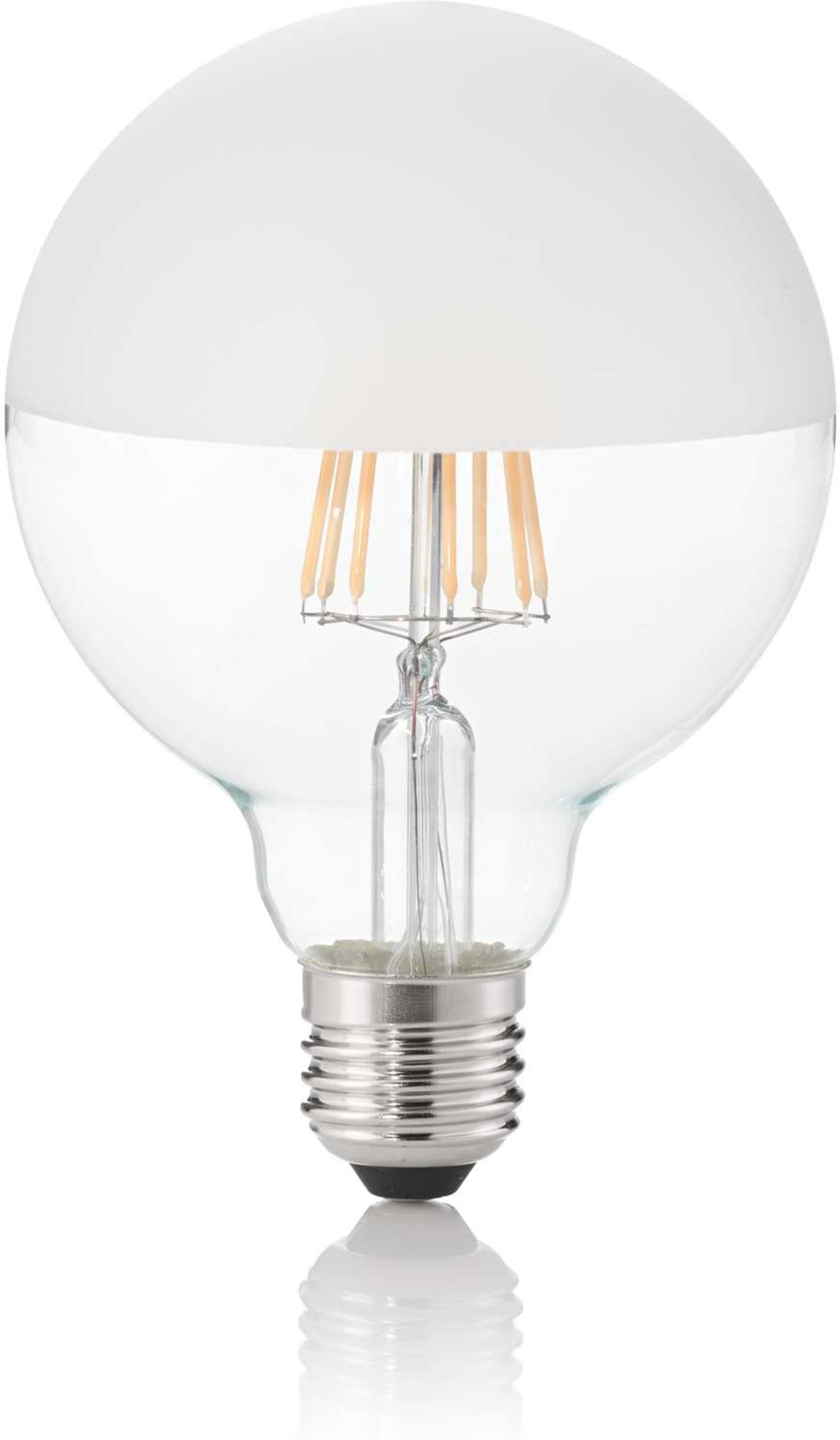 Led-lyspære Ideal Lux E27 8w ø9   Cm H13   Cm 3000k 1050 Lm Hvid Glas