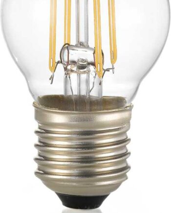 Led-lyspære Ideal Lux E27-serie 4w 370 Lm 3000k Klar Glas Dimbar ø4   Cm