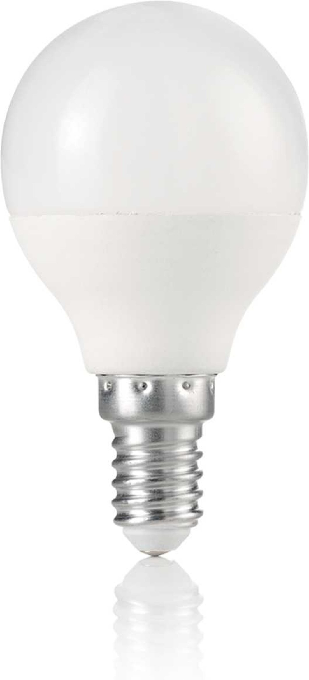 Led-lyspære Ideal Lux E14-serie 6w 600 Lm 3000k ø45x80 Mm Hvid