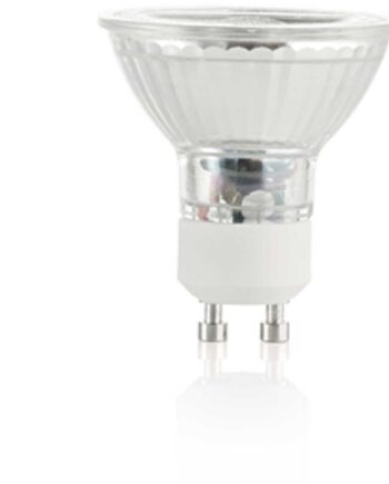 Led-pære Gu10 Ideal Lux Gu10-serie 5w 480 Lm 3000   Klar Glas ø50 Mm