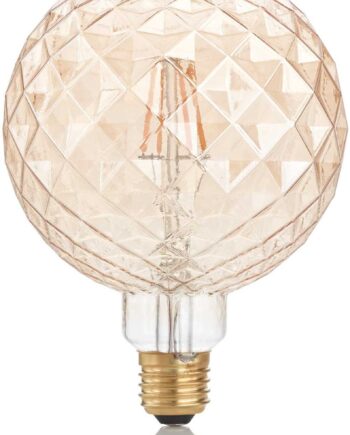 Led-pære Ideal Lux E27 ø11 5ã 17 Cm Ravfarvet Glas 4w 360 Lm 15 000 Timers Levetid