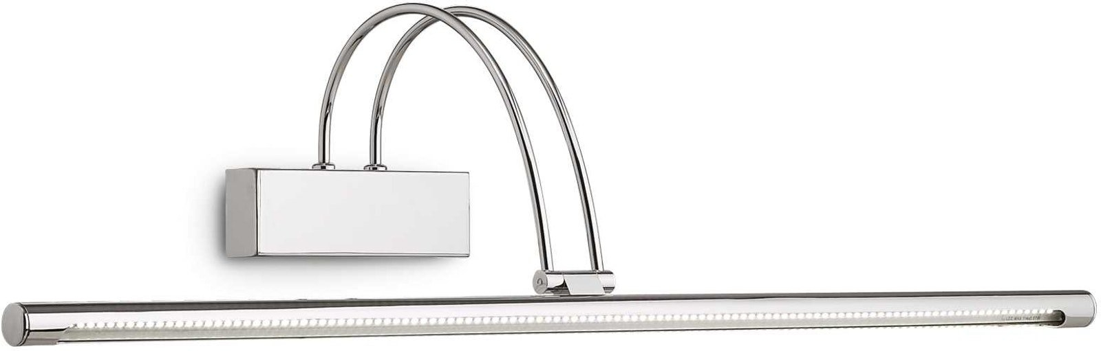 Led-væglampe Ideal Lux Bow Krom L76   B23   H18 Cm 600 Lm Energieffektiv