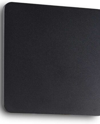 Led-væglampe Ideal Lux Cover Sort Aluminium Vægarmatur 15x15x5 Cm