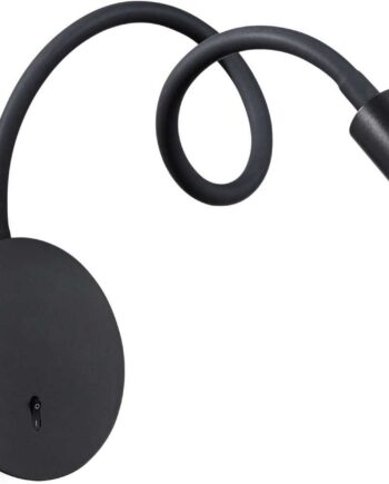 Led-væglampe Ideal Lux Focus Sort ø85ã 280 550 Mm Justerbar Arm