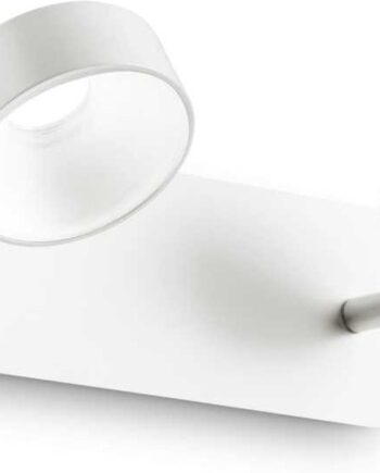 Led-væglampe Ideal Lux Oby  Justérbar Vægarmatur   Mat Hvidt Metal  1100 Lm 3000k