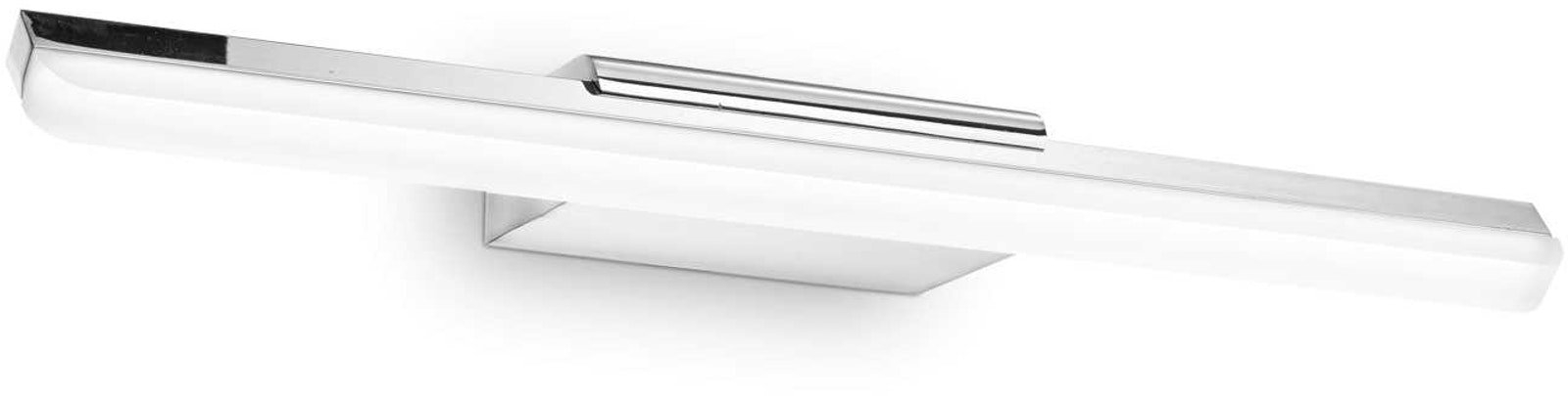 Led-væglampe Ideal Lux Riflesso Ip44 900 Lm Krom L42   H4   B9 Cm