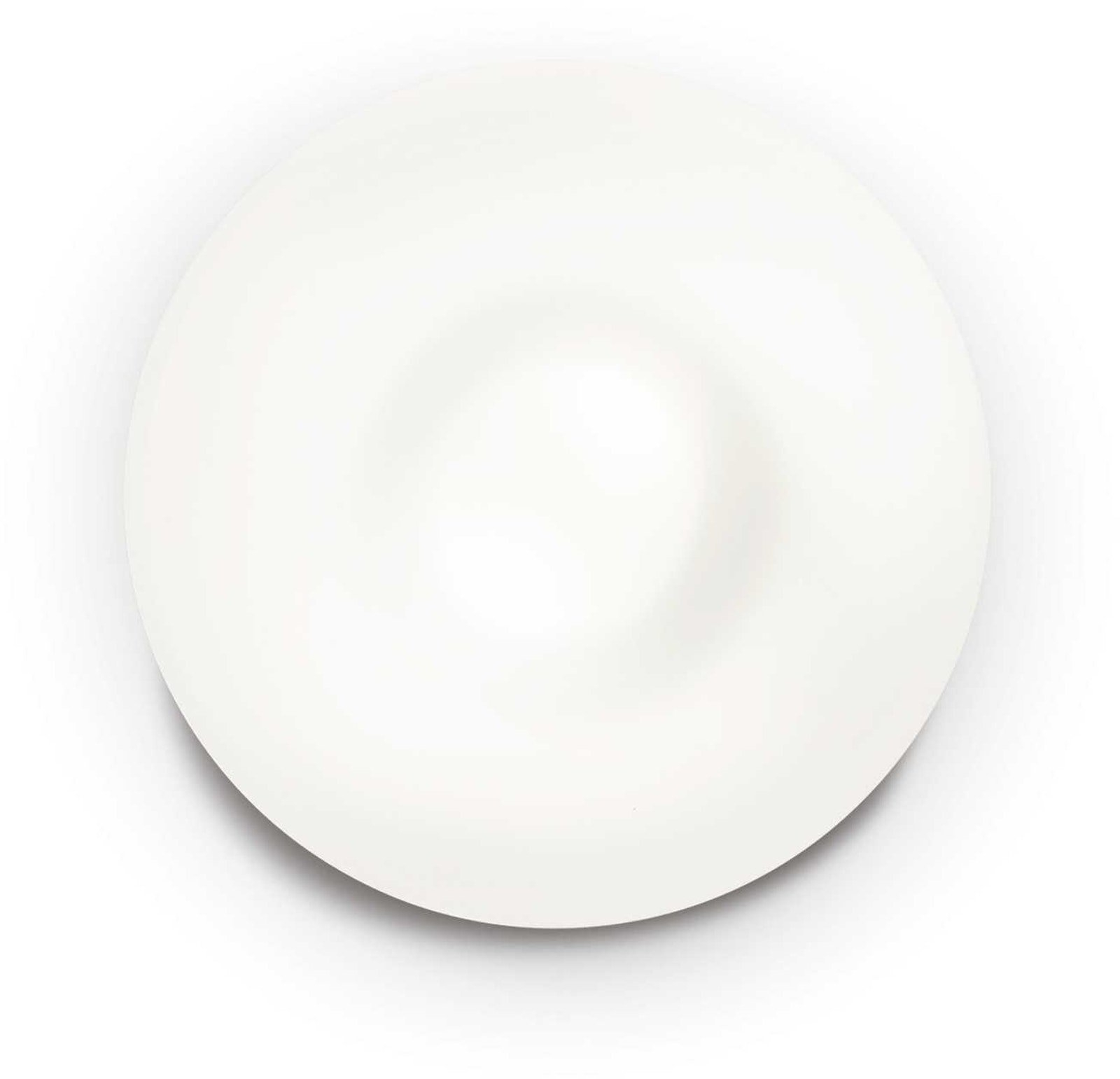 Loft- Og Væglampe Ideal Lux Glory ø40   H15 Cm Hvid Satin Nikkel Glas     E27