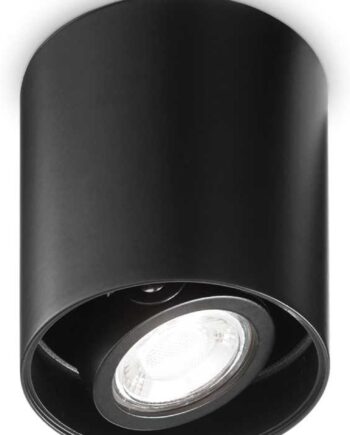 Loftlampe Ideal Lux Mood Indendørs Sort ø9   H10   Cm Med Gu10-pære 05w 480 Lm