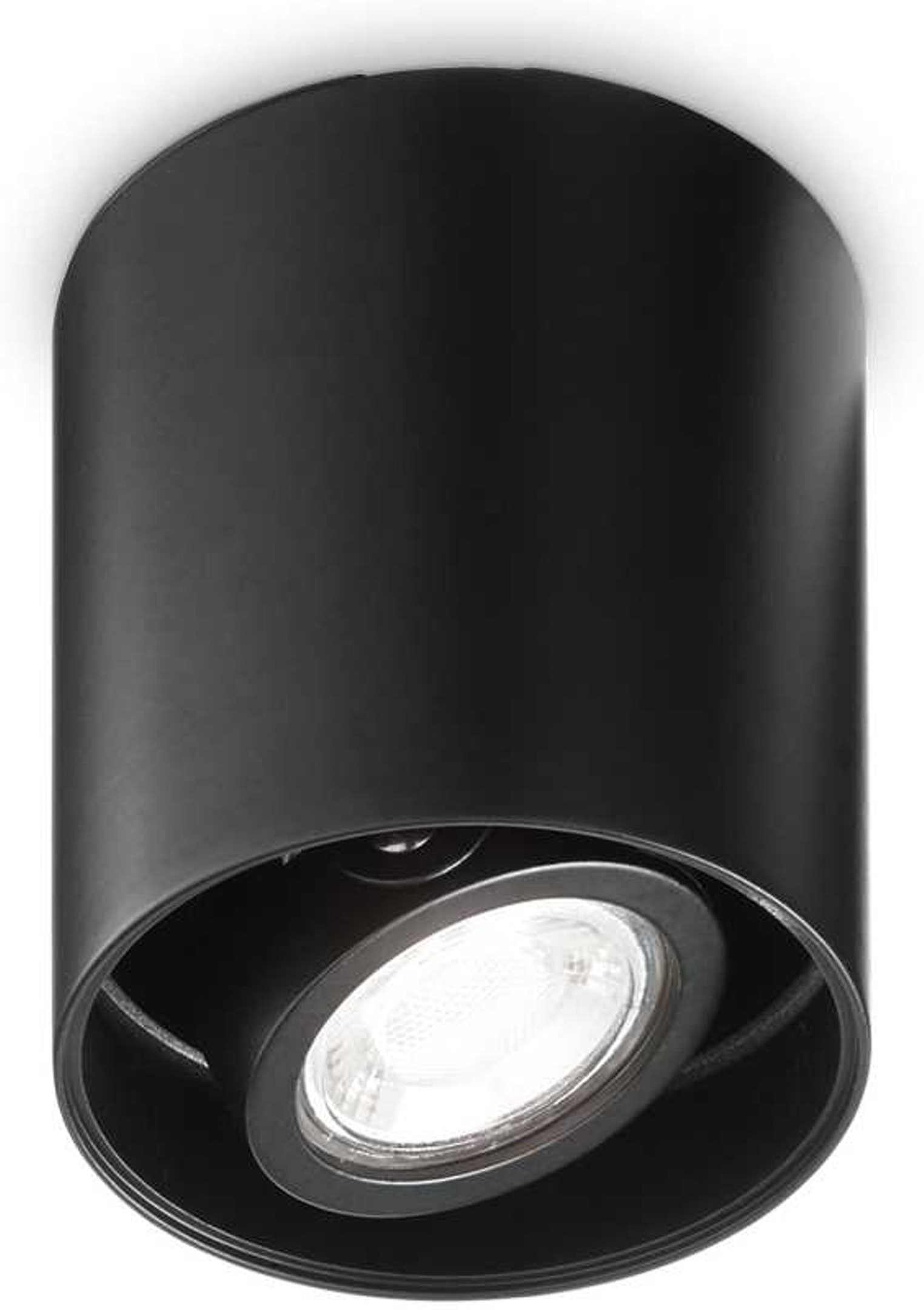 Loftlampe Ideal Lux Mood Indendørs Sort ø9   H10   Cm Med Gu10-pære 05w 480 Lm