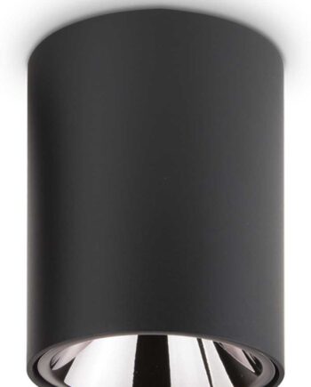 Loftlampe Ideal Lux Nitro ø8   H10   Cm Sort Integreret Led 10w 900 Lm Indendørs