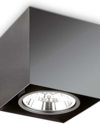 Loftslampe Ideal Lux Mood Sort Aluminium 15ã 15ã 15 Cm Inkl  Gu10-pære