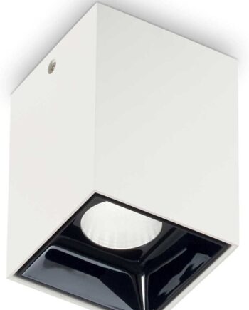 Loftslampe Ideal Lux Nitro Led 10w 900 Lm 3000   Indendørs Hvid Aluminium Metal Kompakt