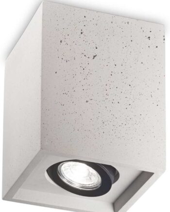 Loftslampe Ideal Lux Oak Indendørs Beton Gu10-fatning Ip20 H16   B13   Cm