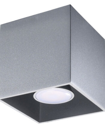 Loftslampe Quad   Grå