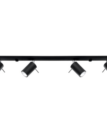 Loftslampe Ring 4l Sort