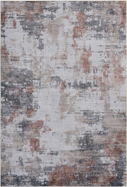 Loomery Visco Gulvløber Med Abstrakt Multifarvet Mønster 230x60 Cm Antiskrid