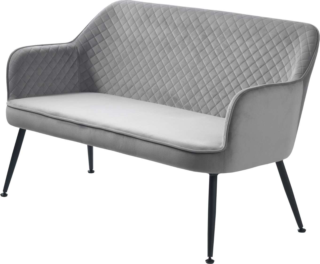 Lounge Sofa Nordique Design Berrie Gråt Fløjl 128 5ã 70 5ã 80   Cm