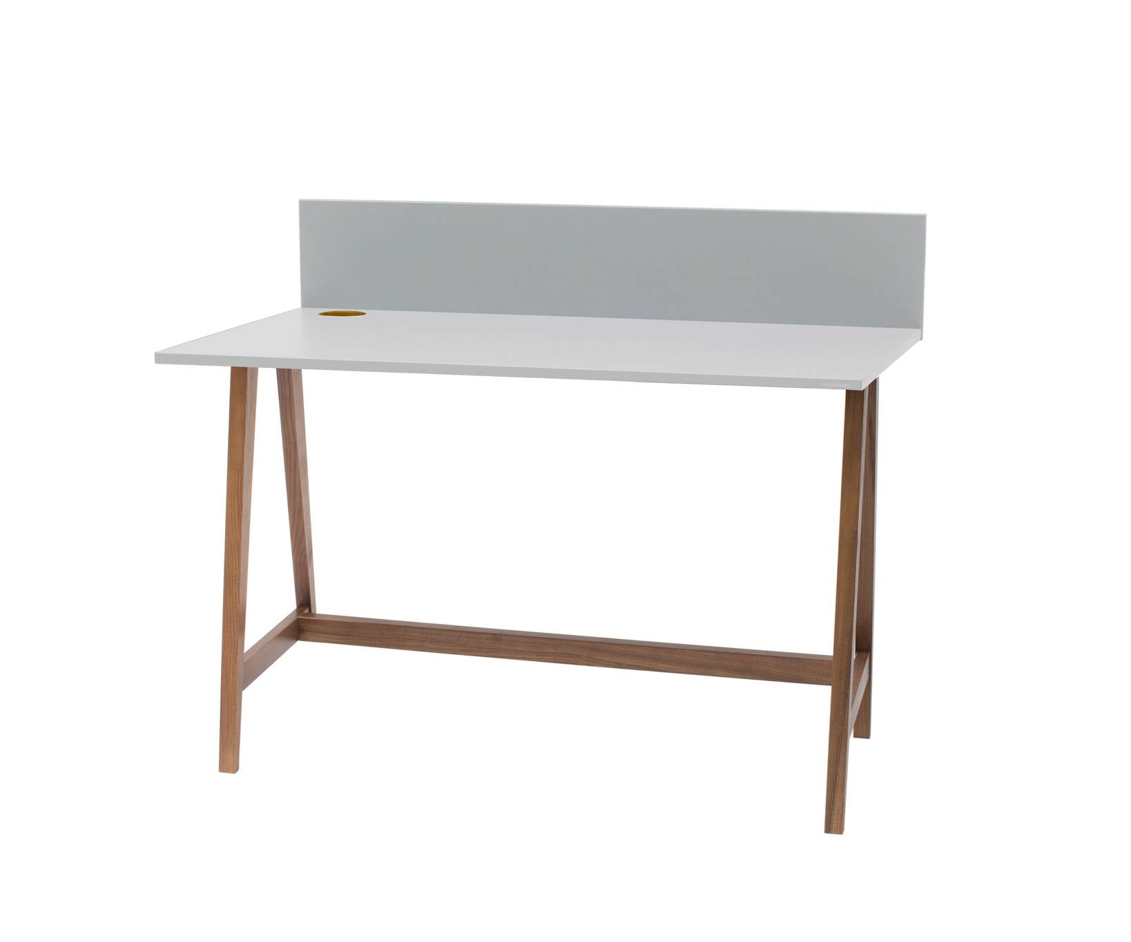 Luka Skrivebord 110x50cm Eg   Lysegrå