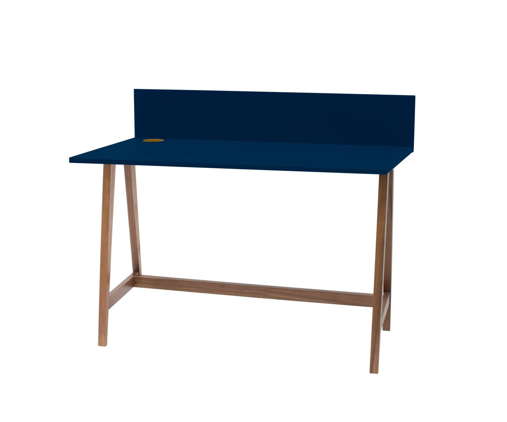 Luka Skrivebord 110x50cm Eg   Marineblå