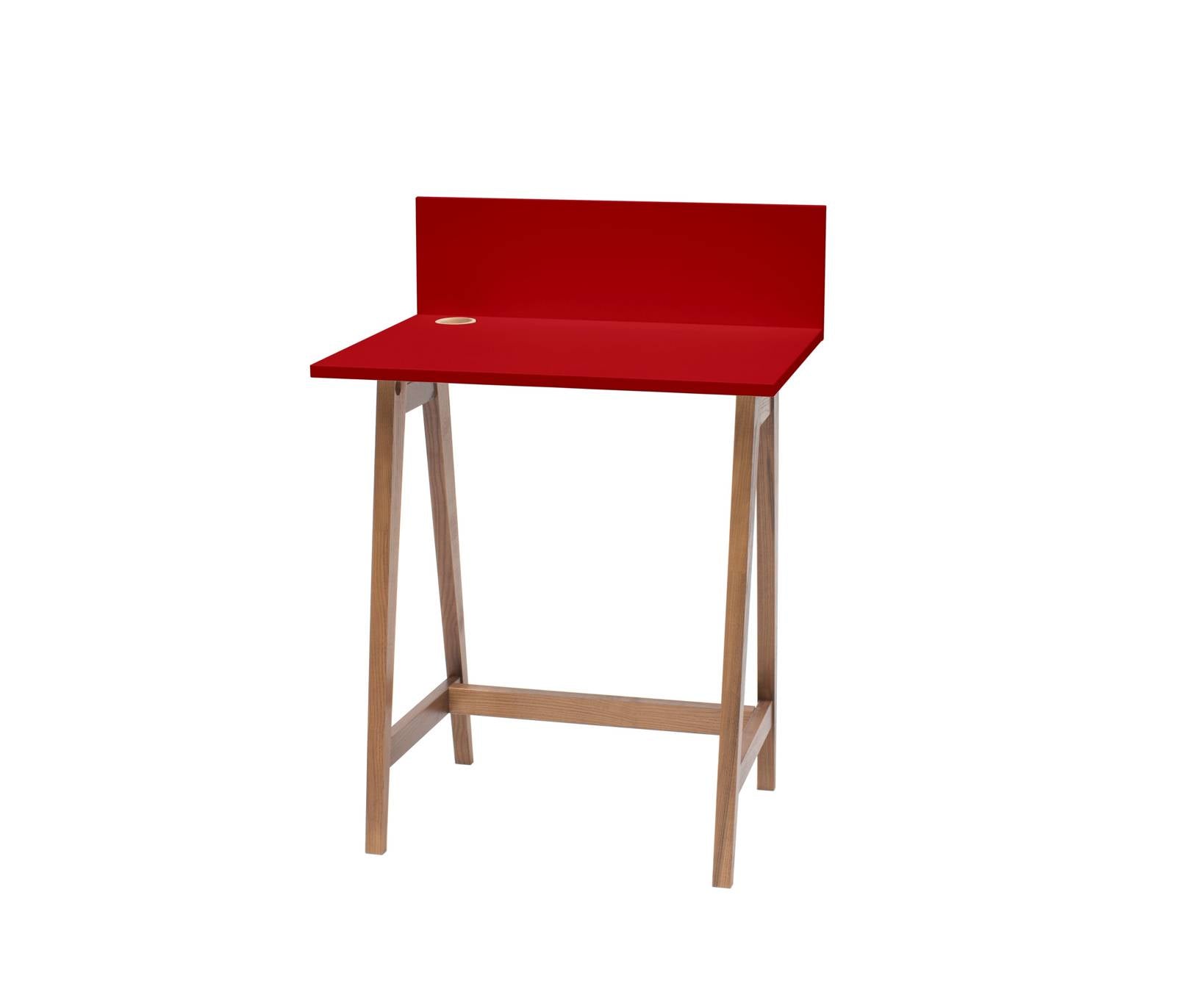 Luka Skrivebord 65x50cm Eg   Rød