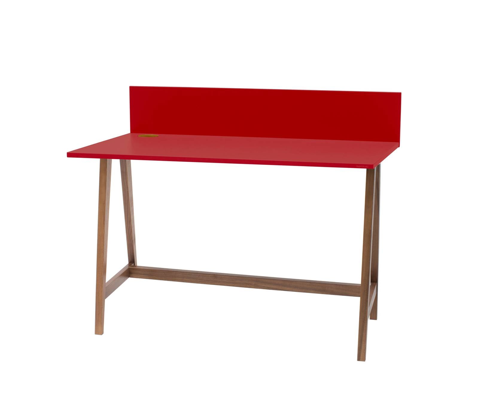 Luka Skrivebord 110x50cm Eg   Rød