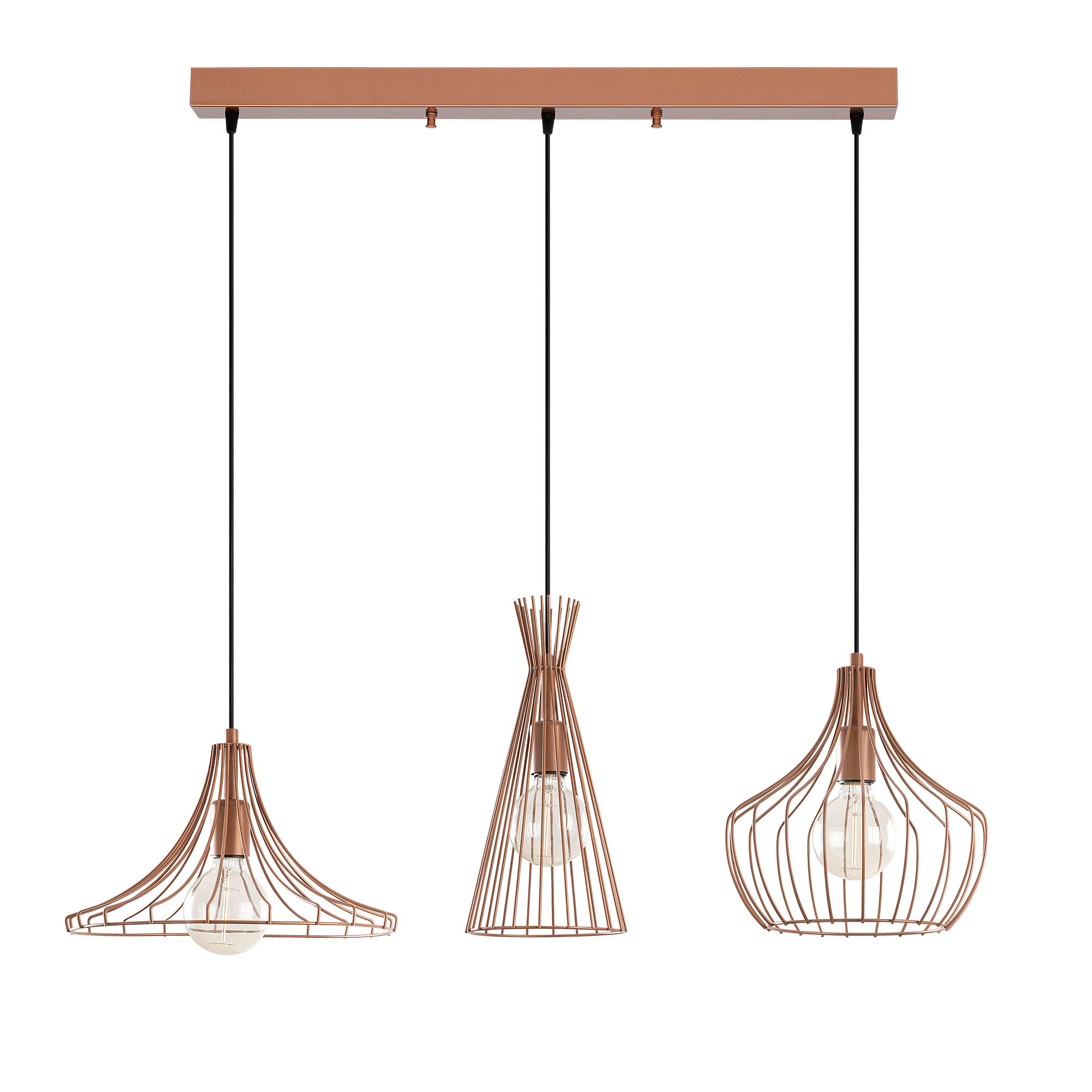 Lumi Forlã Loftlampe Kobberfarvet Metal