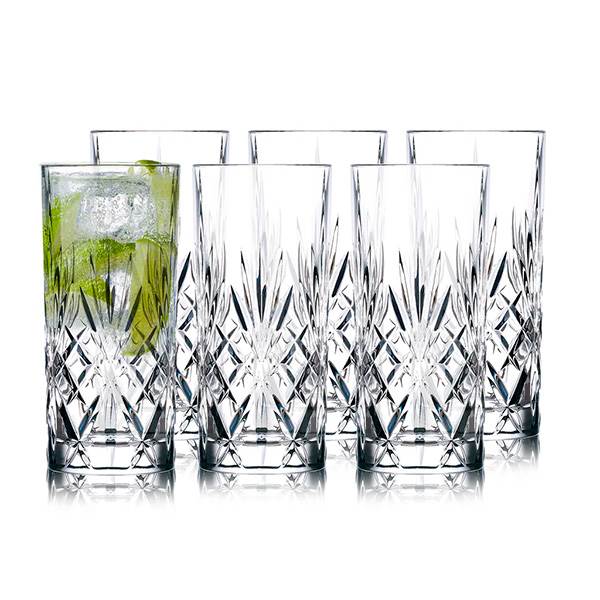 Lyngby Glas Krystal Melodia Highball 36 Cl   Stk   : Erling Christensen Møbler