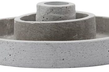 Lysestage House Doctor Daca Industriel Polystone ø15ã   Cm Grå