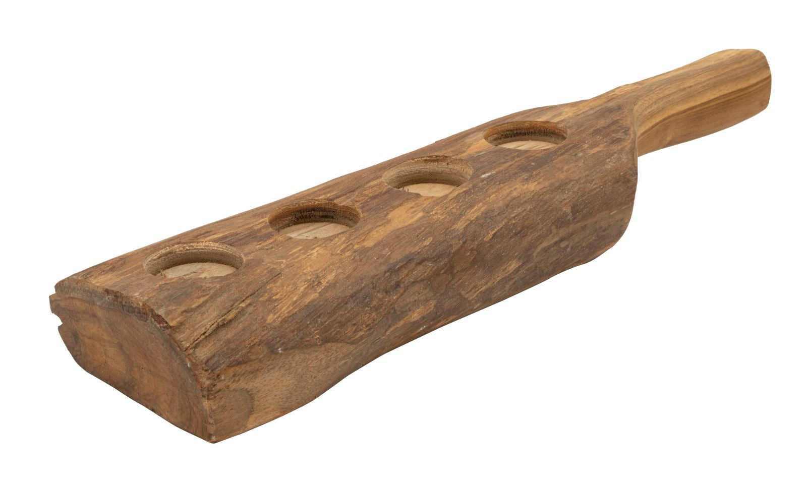 Lysestage   Teaktræ   51x14x6 Cm