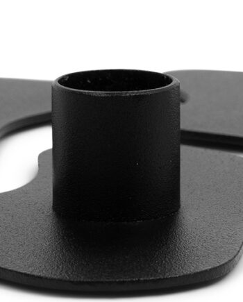 Lysestage Spinder Design Melt Mat Sort Stål 20ã 20 Cm Lav Profil