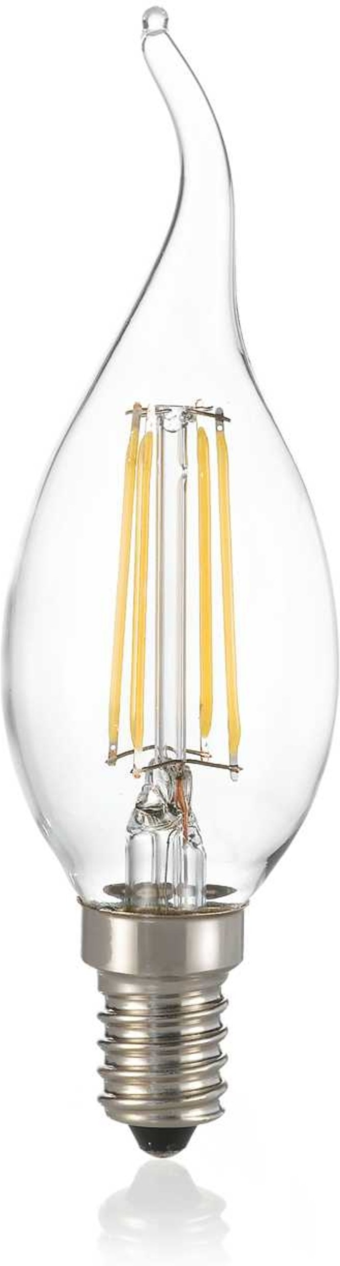 Lyspære Ideal Lux E14 Led Filament Vintage ø35ã 115 Mm 4w 430 Lm 3000k Cri80 Glas