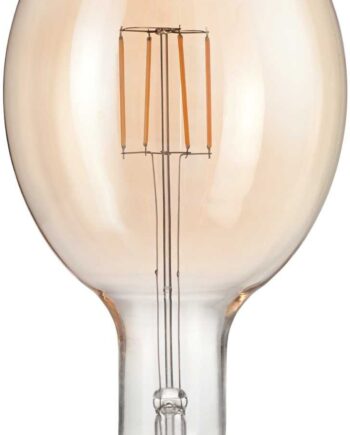 Lyspære Ideal Lux E27 Ravfarvet Glas ø18   H38 Cm Energieffektiv 4w 320 Lm 2200k