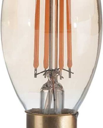 Lyspære Ideal Lux E14-fatning Ravfarvet 22000k 4w 370lm 15 000h ø35ã 100mm Glas