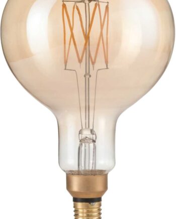 Lyspære Ideal Lux E27-serie Ravfarvet Glas ø16   25 Cm Dæmpbar 4w 390 Lm