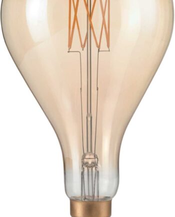 Lyspære Ideal Lux E27-serie Ravfarvet Glas ø15     H30 Cm     700 Lm 2200