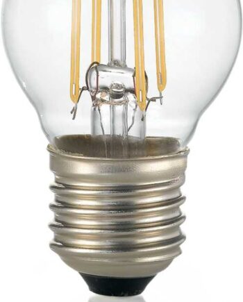 Lyspære Ideal Lux E27-serie 4w 490 Lm 2700k Gennemsigtigt Glas ø45ã 75 Mm